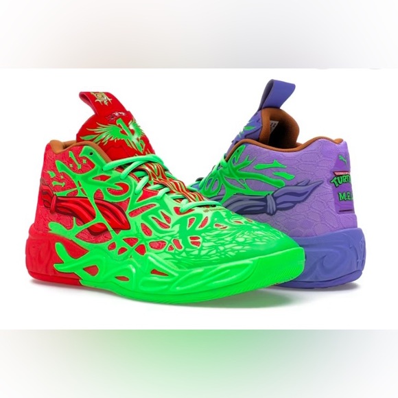 Puma LaMelo Ball MB.04Teenage Mutant Ninja Turtles Raphael & Donatello